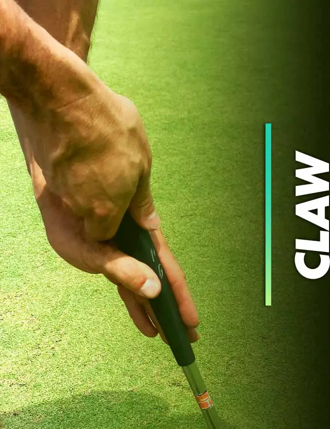 how to hold claw putting grip
