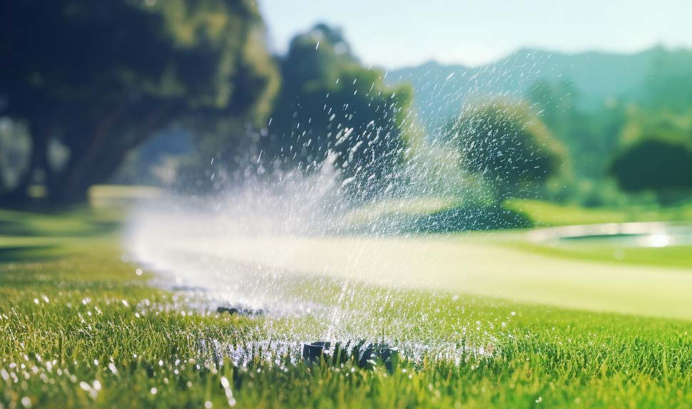 golf course water usage